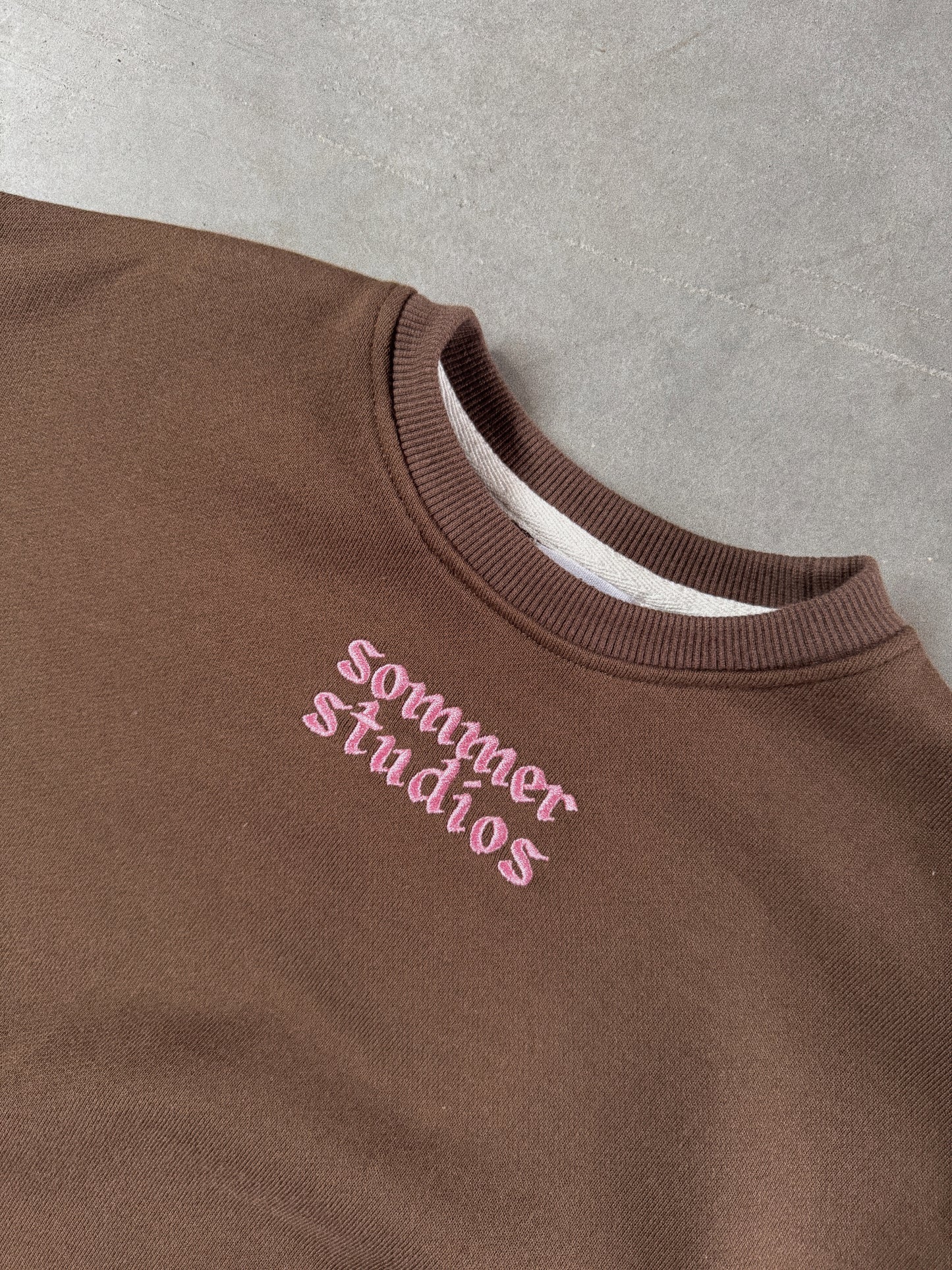 Pink Logo Crewneck