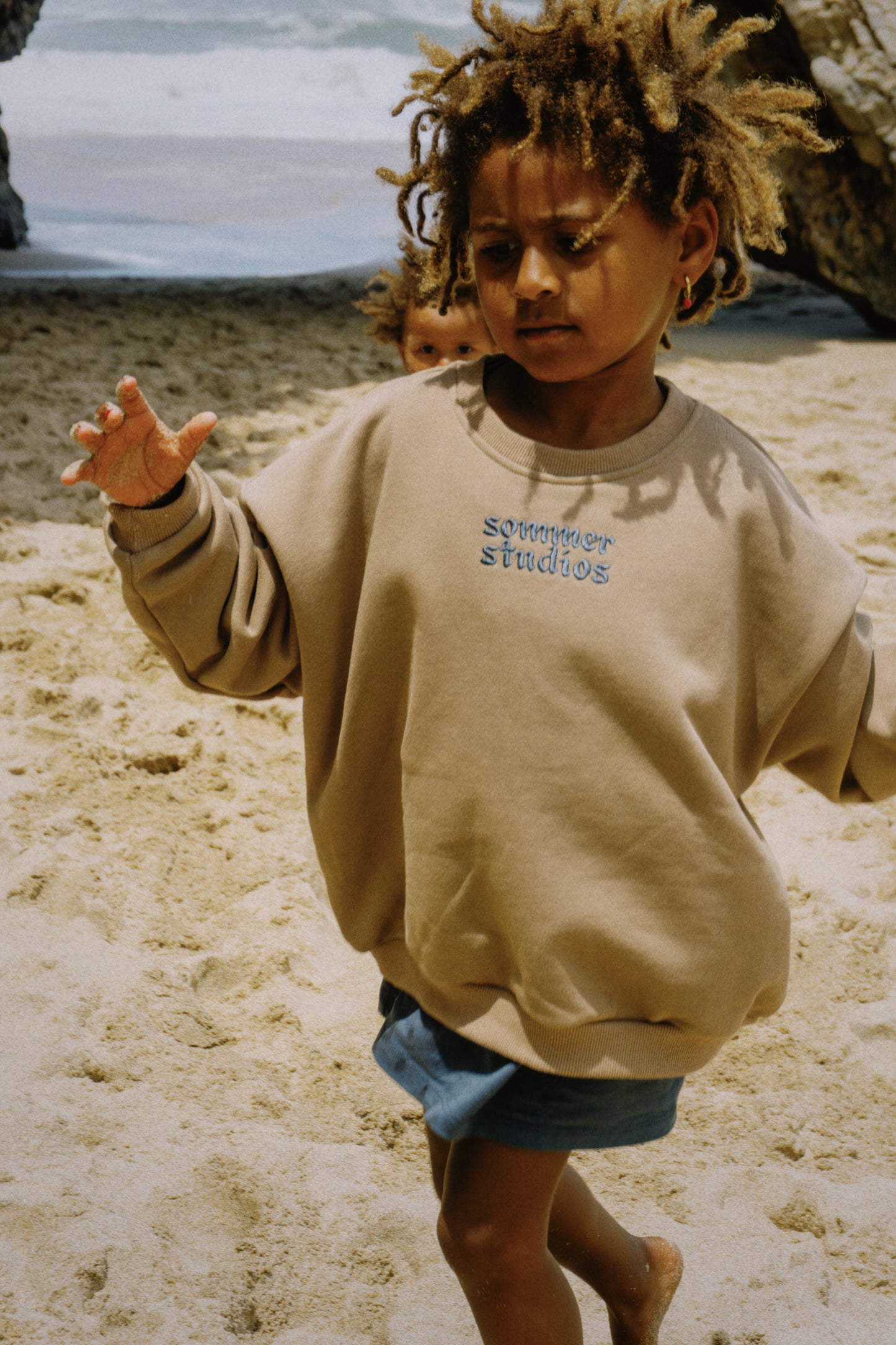 Blue Logo Crewneck