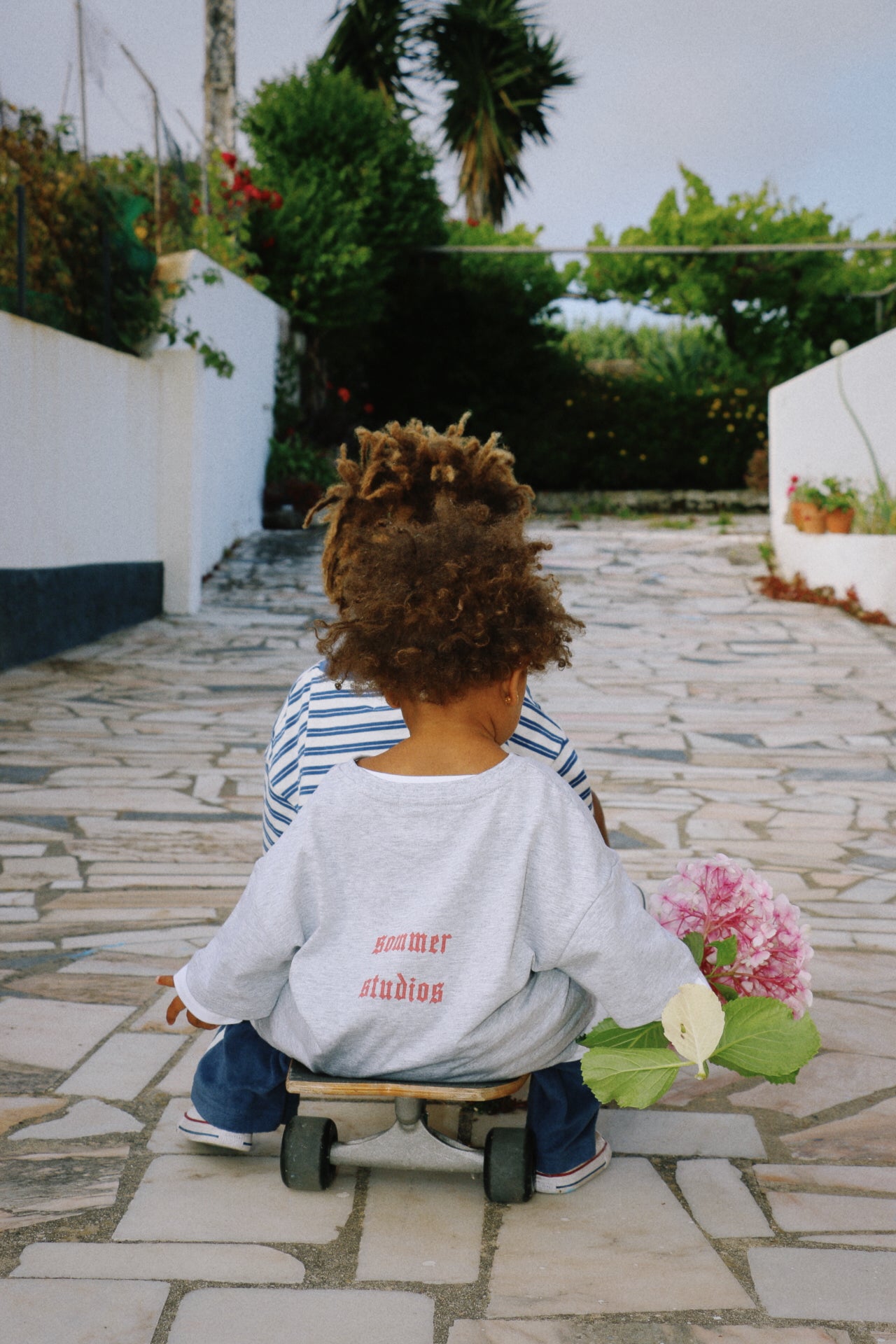 Stripe logo tee